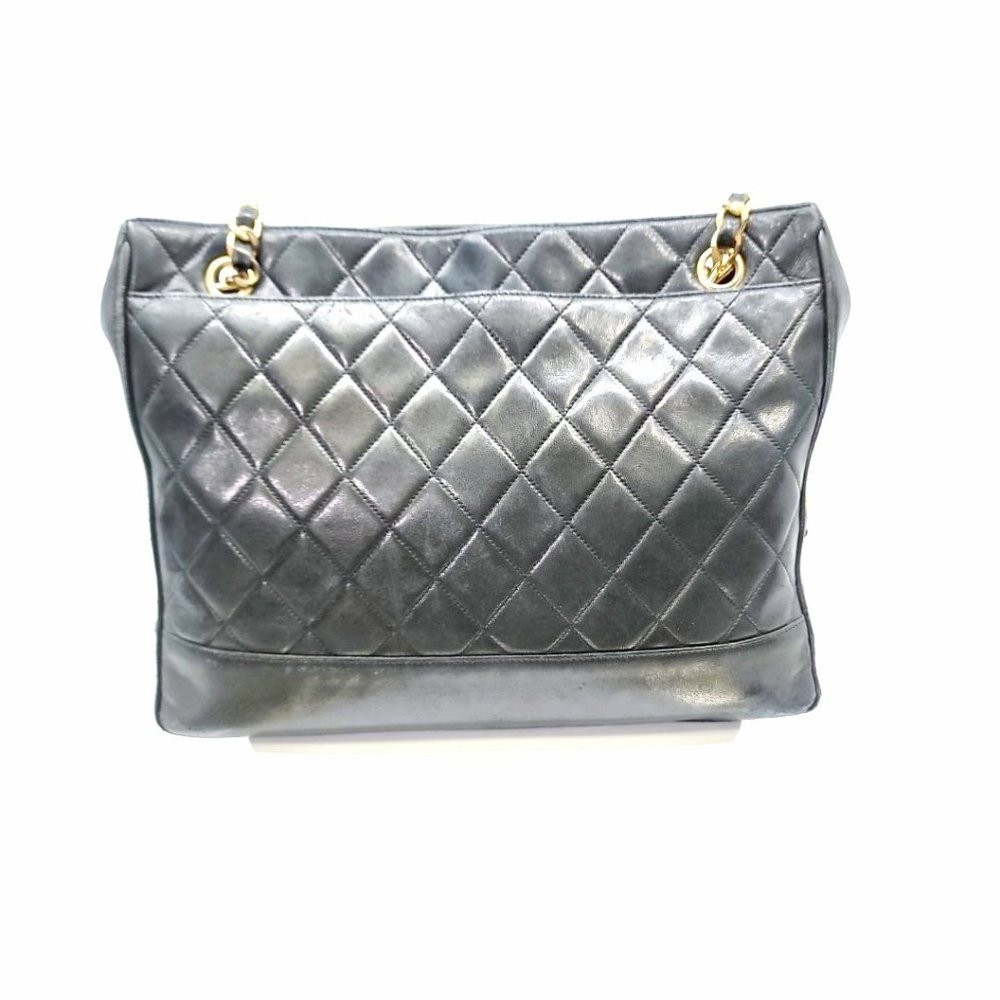RARE 1991 Vintage Black Lambskin Chanel Purse - Authenticated! - Picture 5 of 15